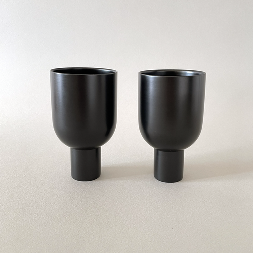 Handcrafted Urushi Glass – Black | Japanese Wooden Glass