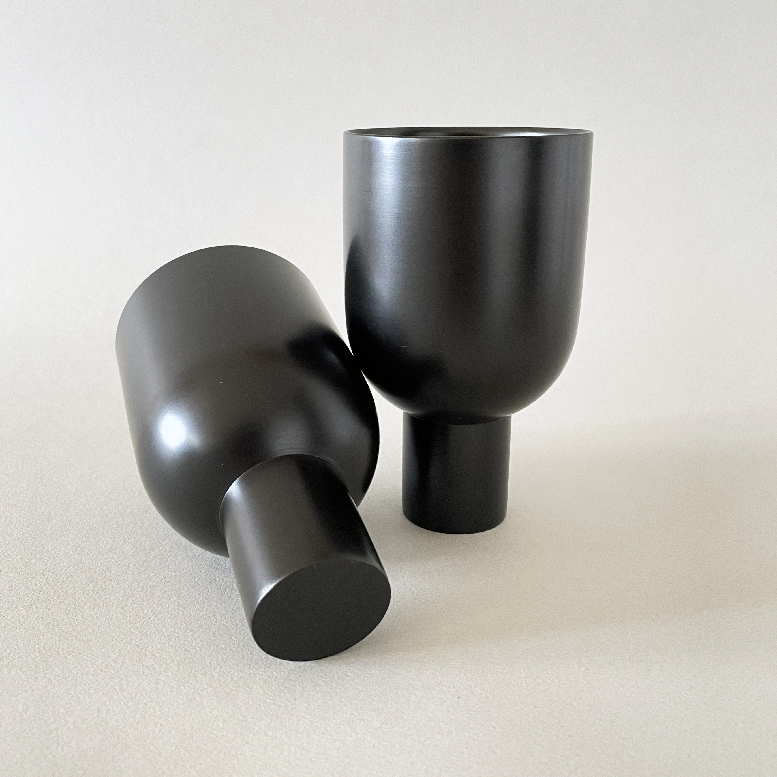 Handcrafted Urushi Glass – Black | Japanese Wooden Glass
