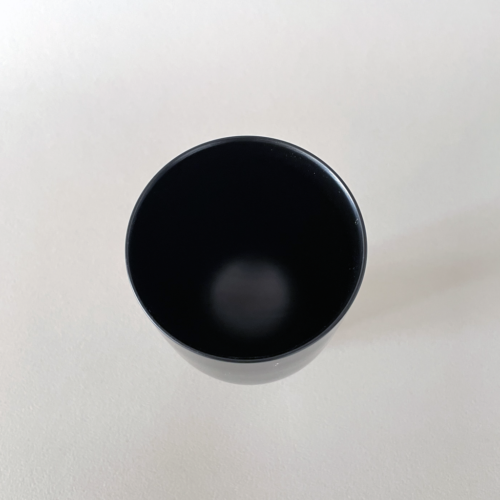 Handcrafted Urushi Glass – Black | Japanese Wooden Glass