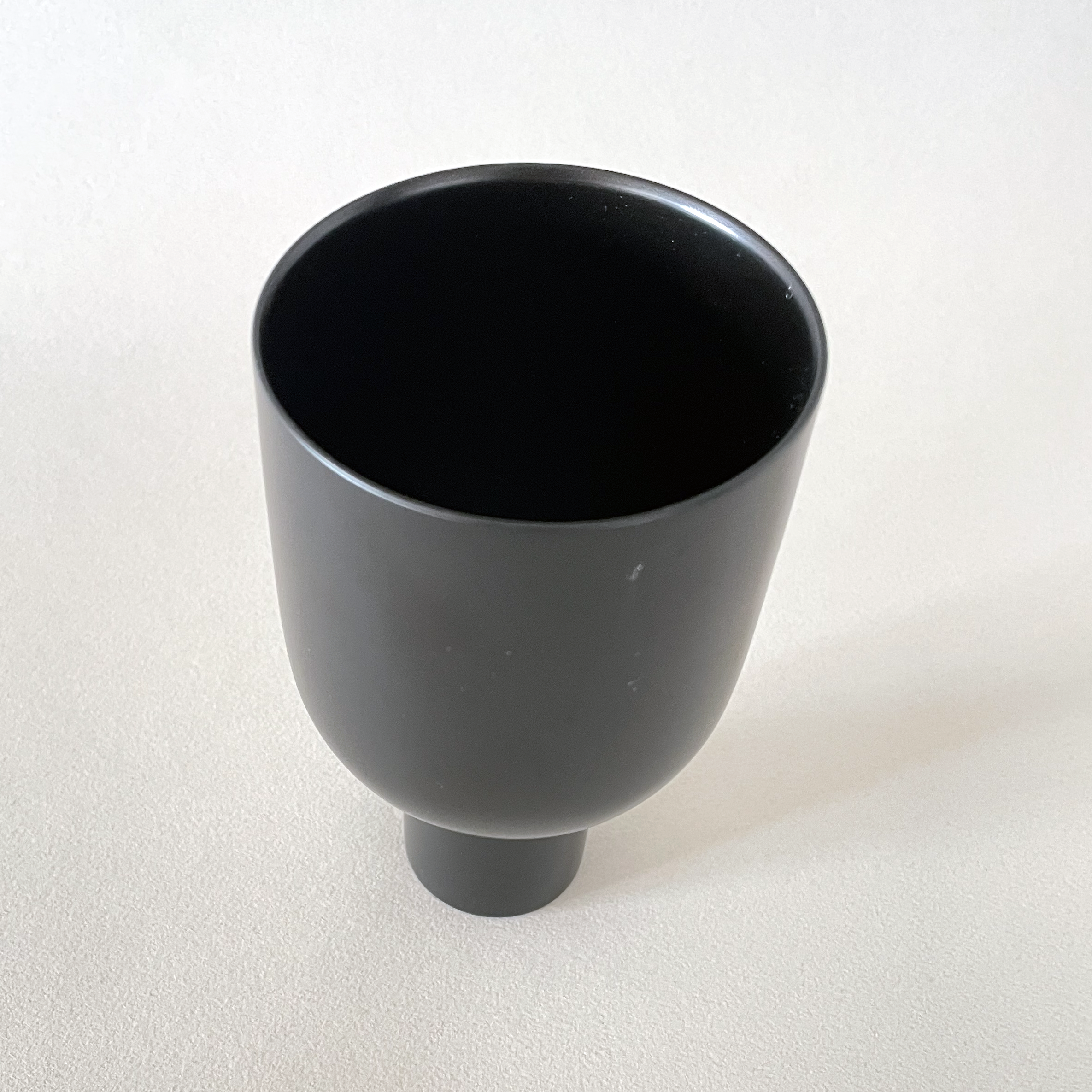 Handcrafted Urushi Glass – Black | Japanese Wooden Glass