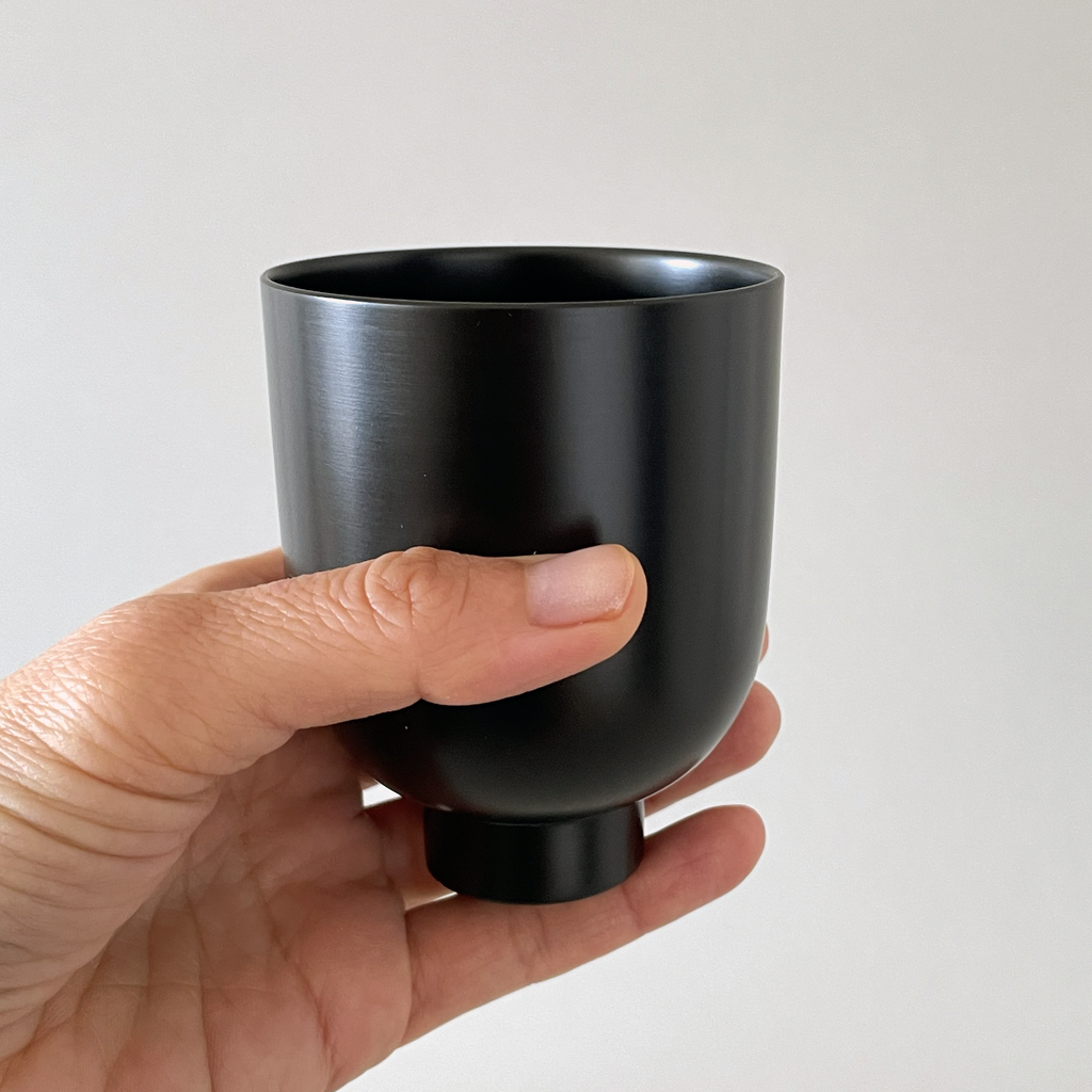 Handcrafted Urushi Cup – Black | Japanese Wooden Cup