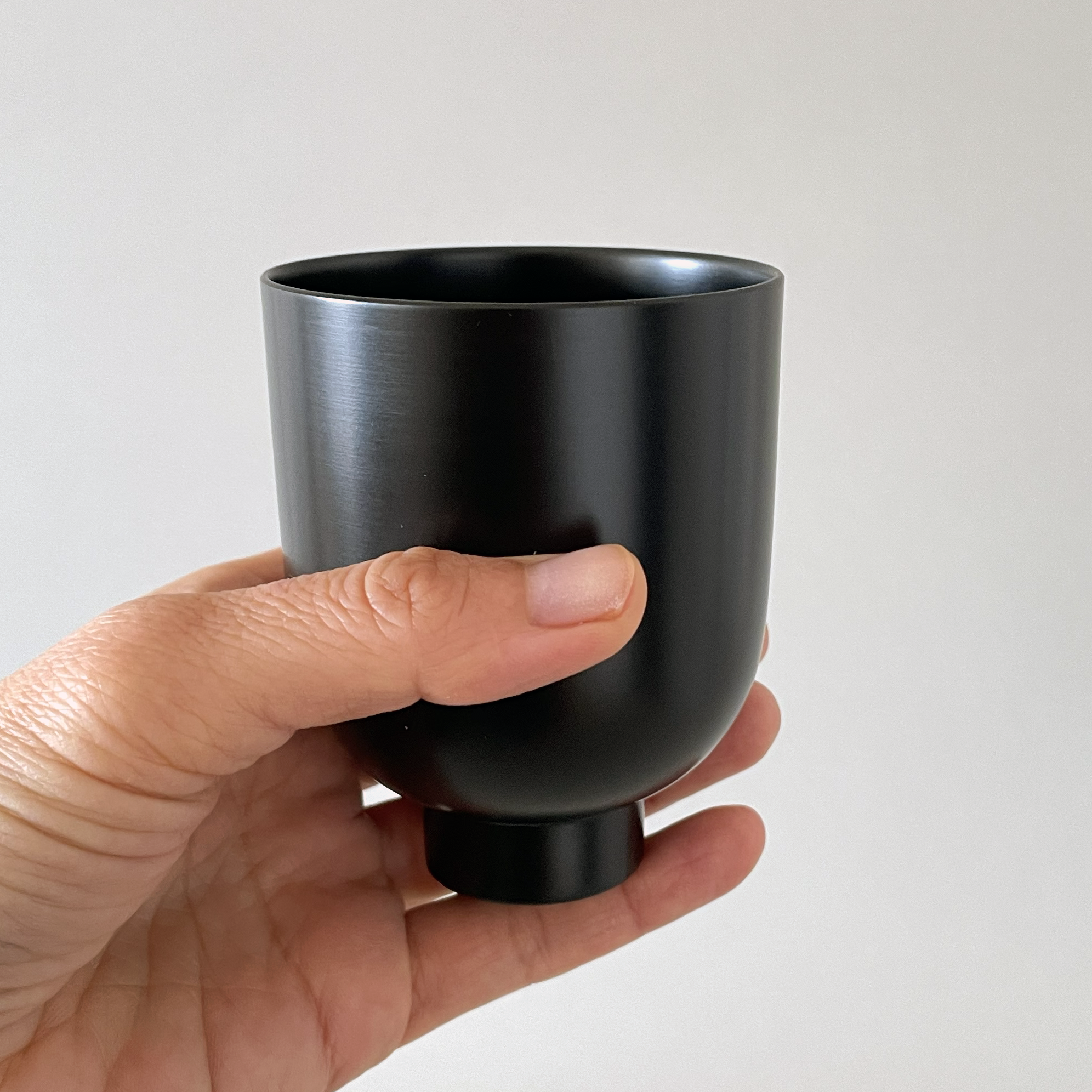 Handcrafted Urushi Cup – Black | Japanese Wooden Cup