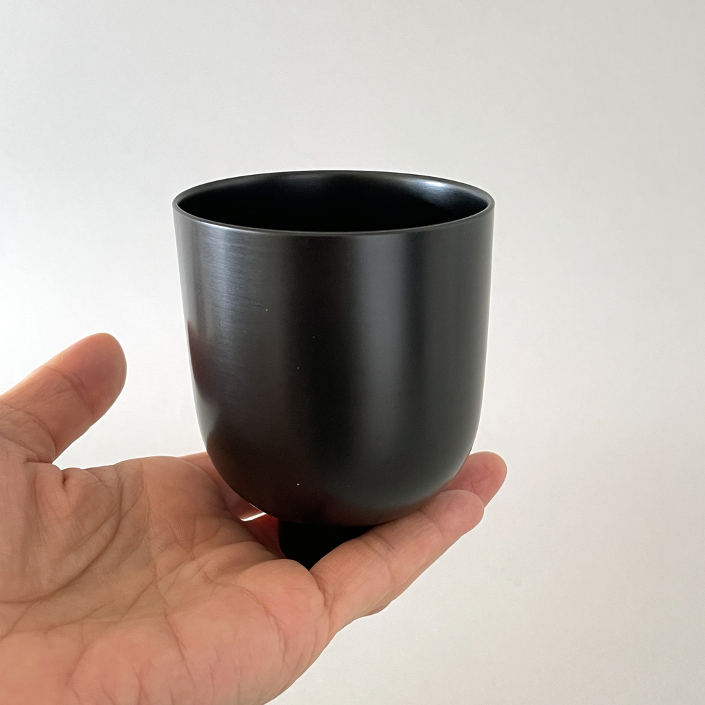 Handcrafted Urushi Cup – Black | Japanese Wooden Cup