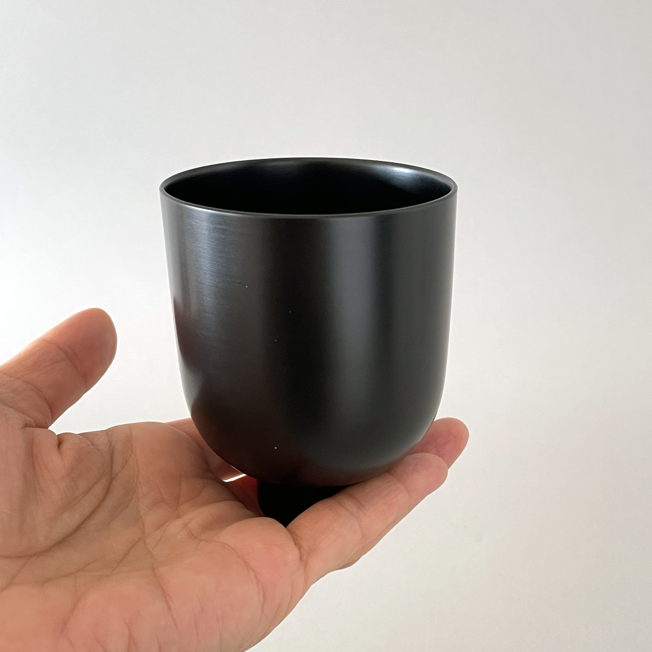 Handcrafted Urushi Cup – Black | Japanese Wooden Cup