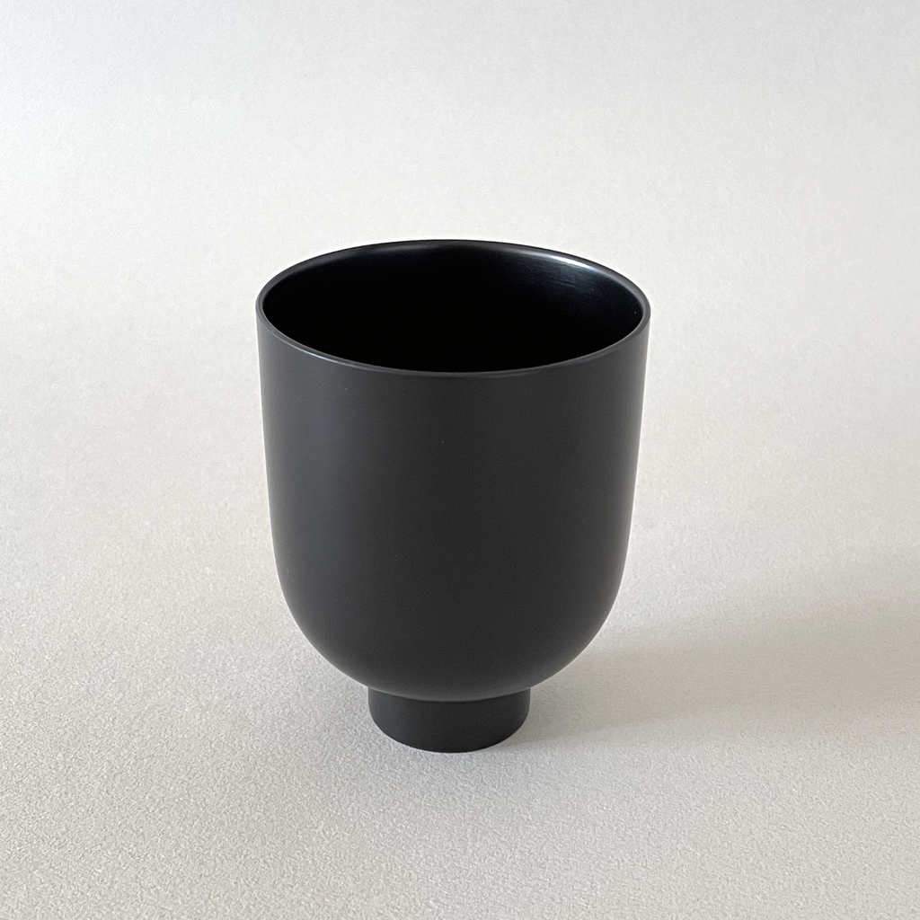 Handcrafted Urushi Cup – Black | Japanese Wooden Cup